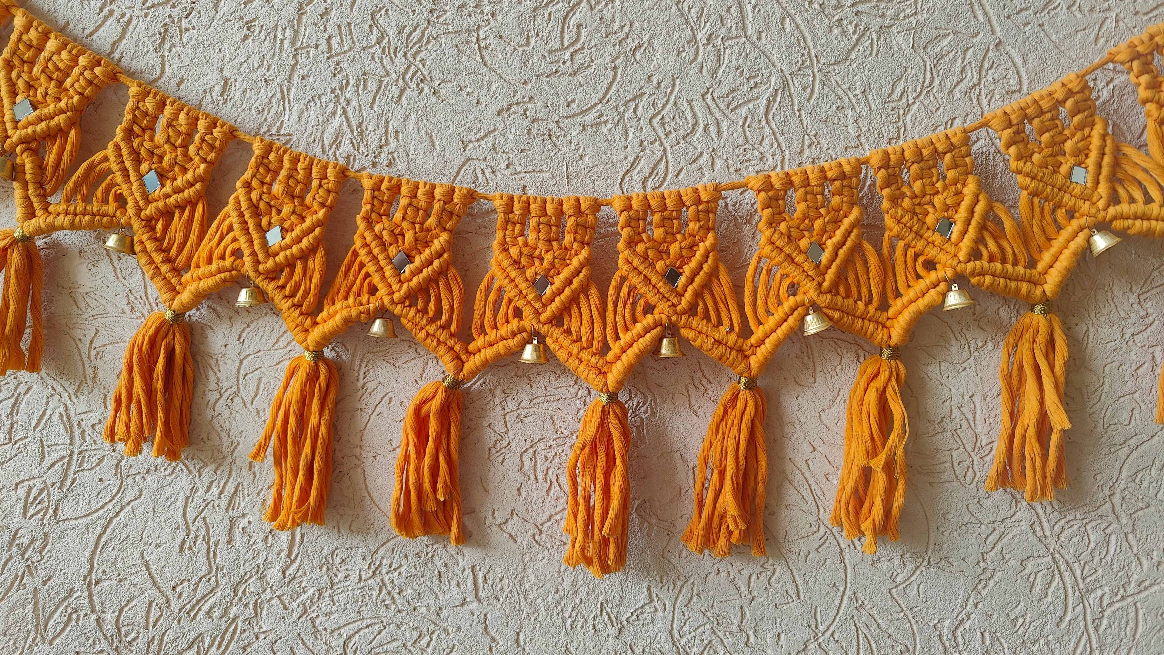 Yellow Macrame Bandhanwar