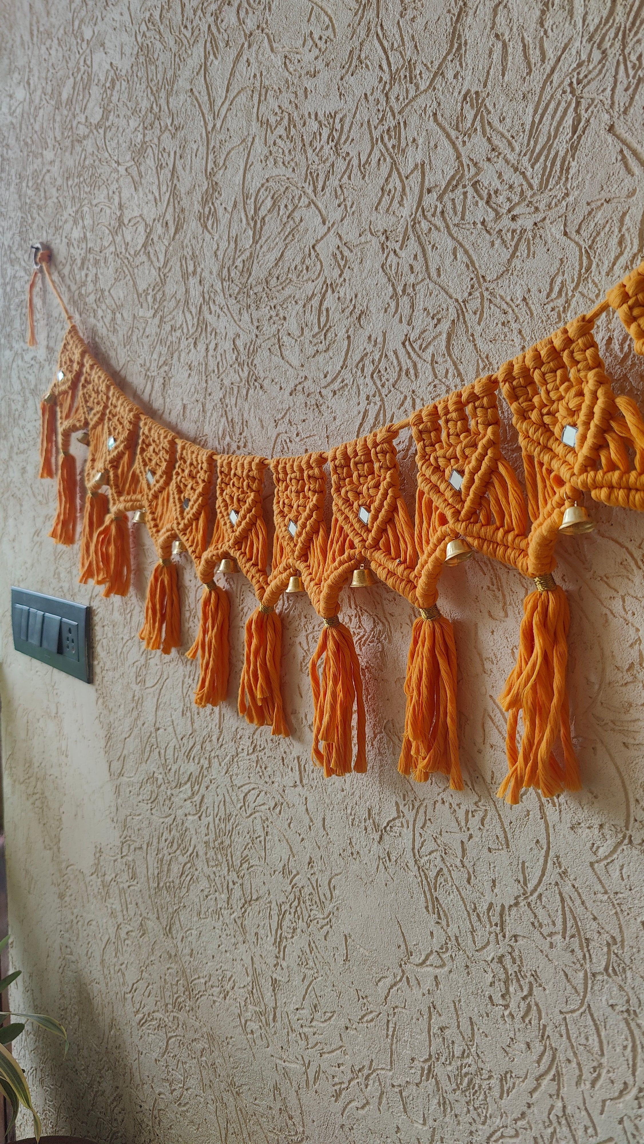 Yellow Macrame Bandhanwar
