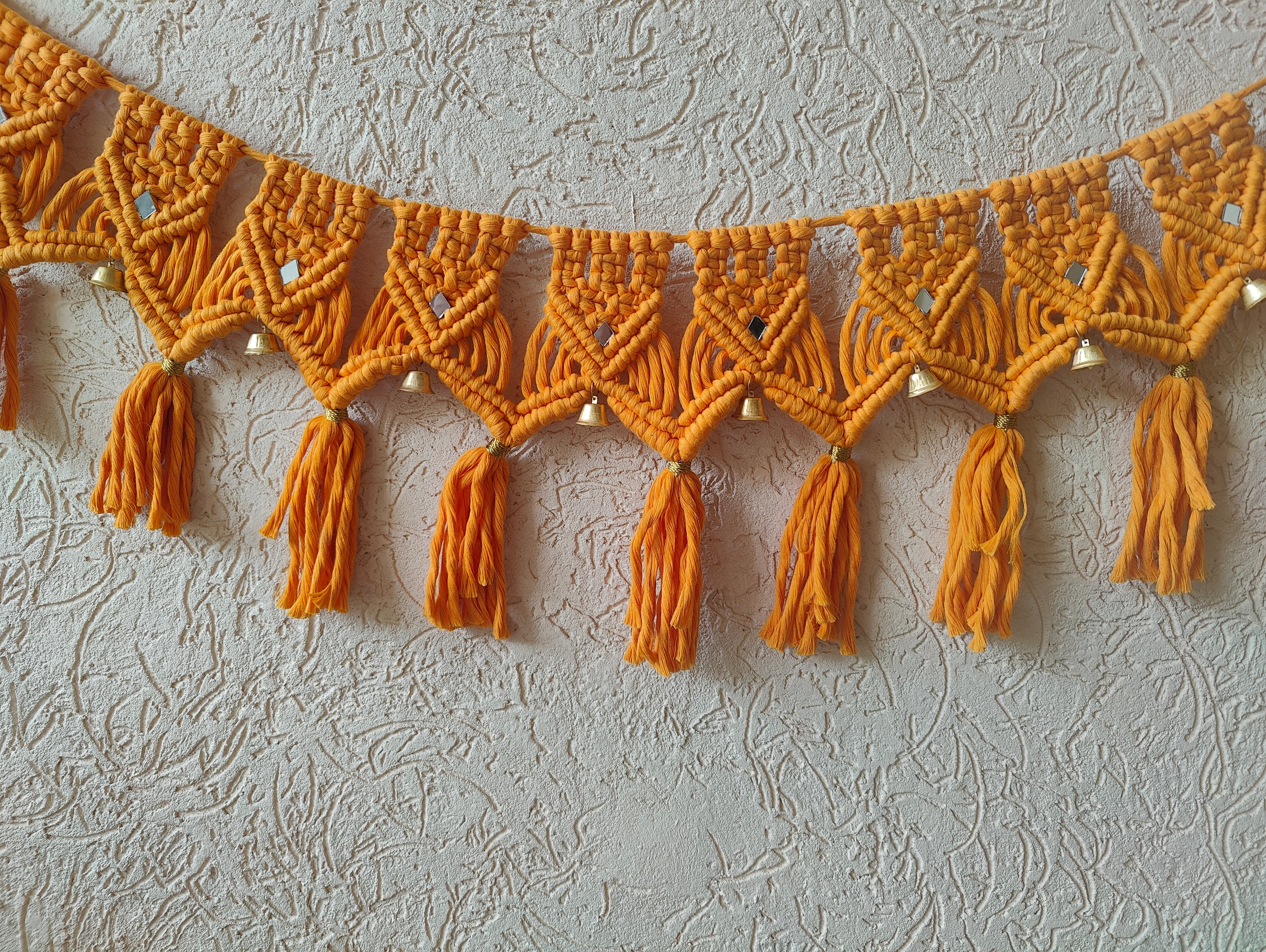 Yellow Macrame Bandhanwar