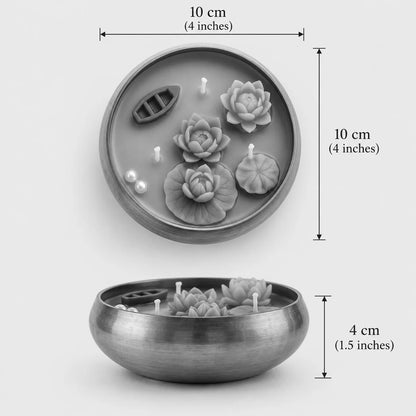 Shubha Urli Candle - Lotus Pond