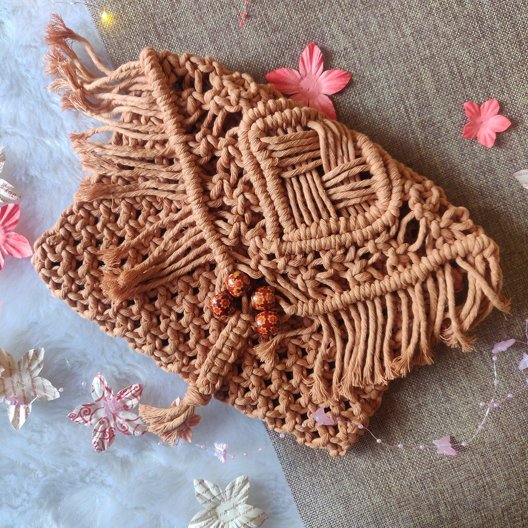 Macrame sling bag - Design 1