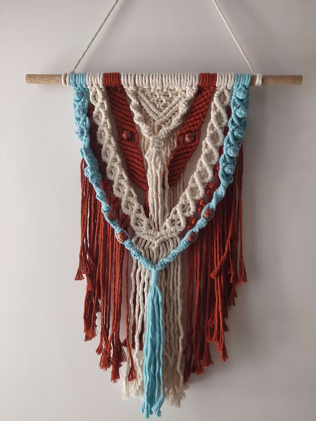 Macrame - Layered Wall Hanging Design 1