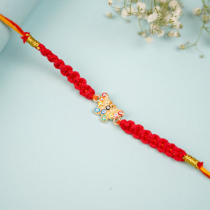 Butterfly Macrame Rakhi