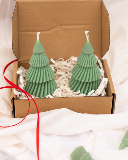 Tiered Christmas Tree Candles