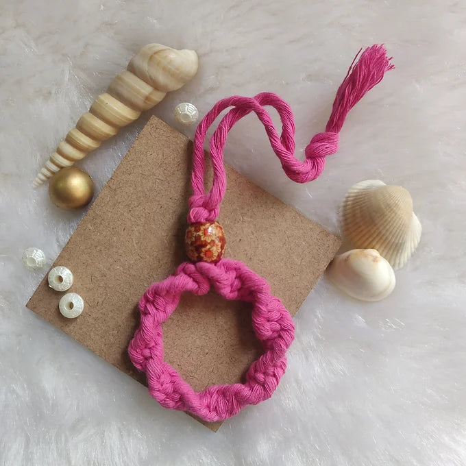 Macrame Car Hanging - Spiral design