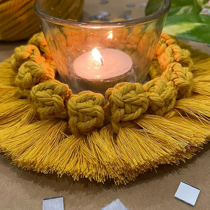 Macrame - Tea light holder