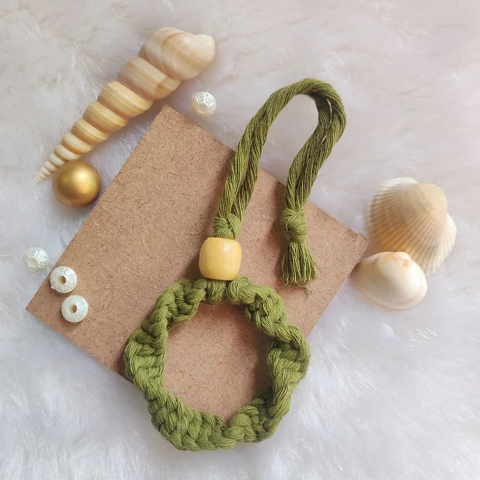 Macrame Car Hanging - Spiral design