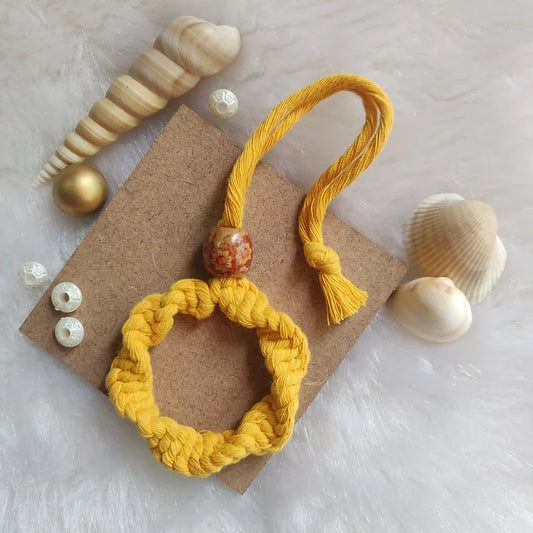 Macrame Car Hanging - Spiral design