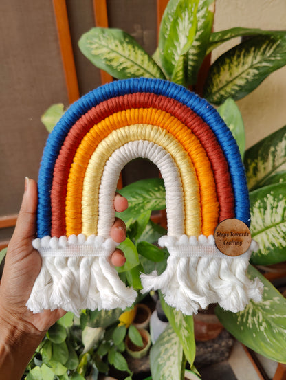 Macrame Nameboard - 5 Layer Mini Rainbow