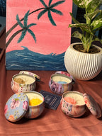 Premium Tin candle Gift - Set of 4