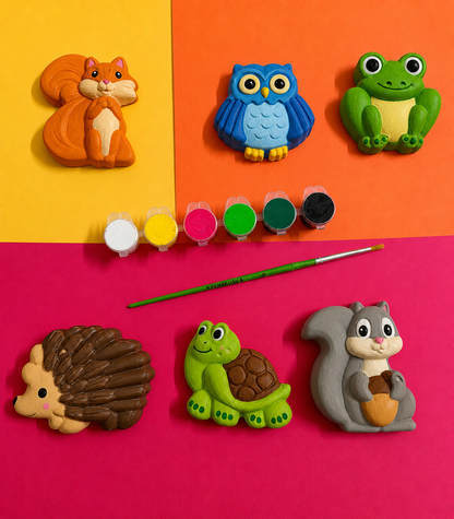 DIY Concrete - Animals Coloring Kit