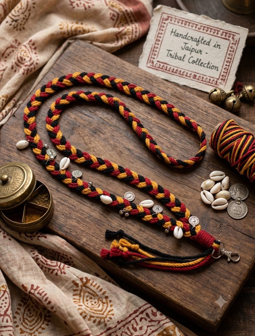 Macrame Mobile Lanyard - Festive