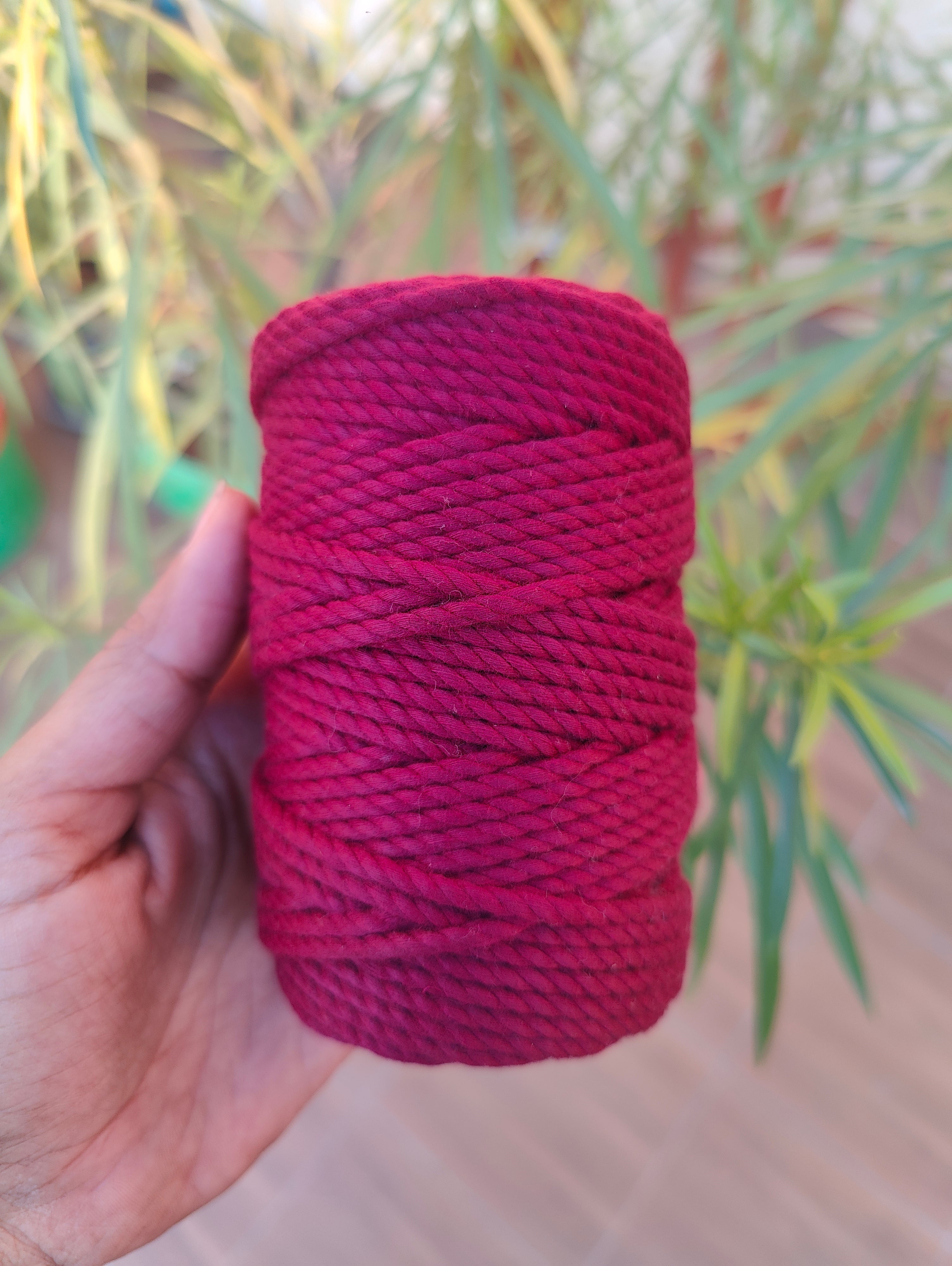 Maroon - Premium Macrame Cord