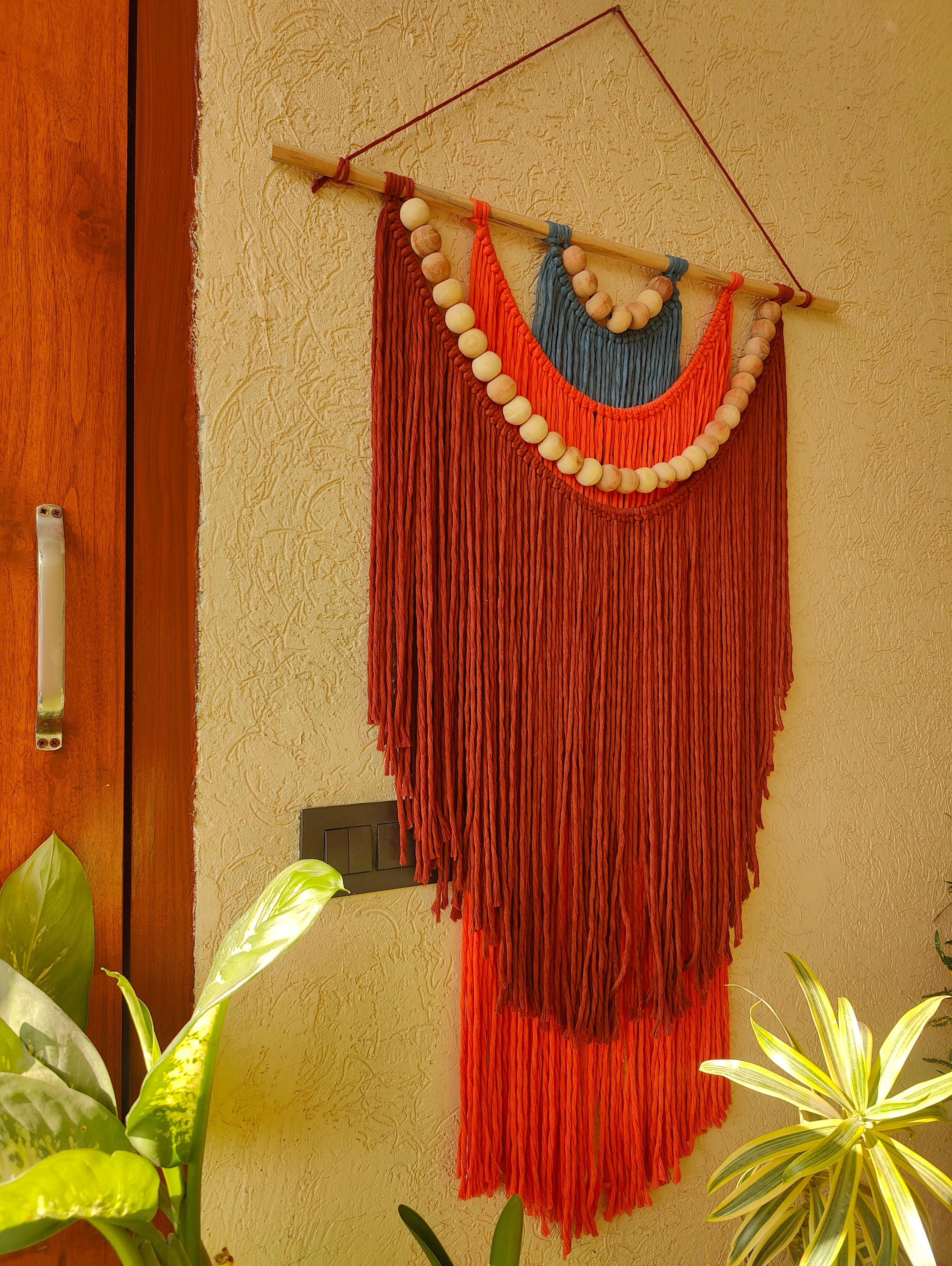 Handmade Macrame Wall Hanging - Layered Boho Design 4