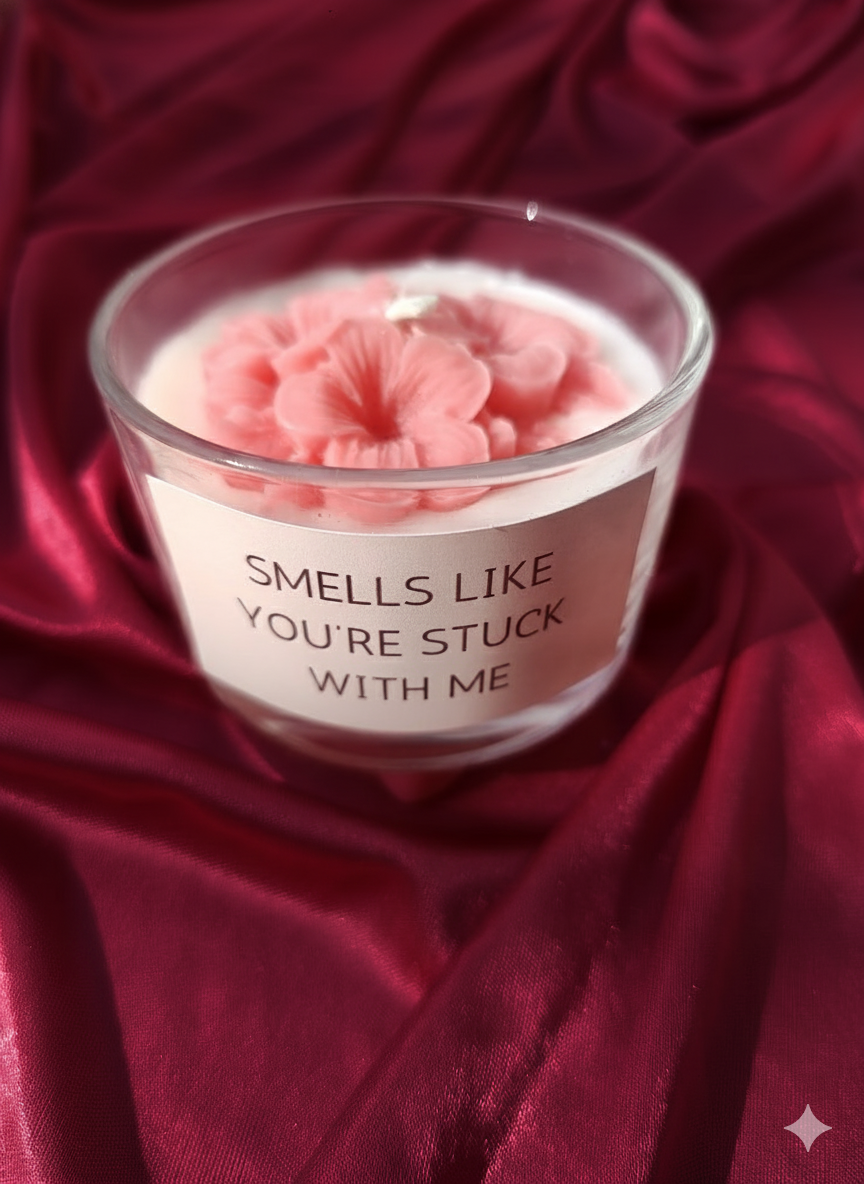 Smells like you are struck with me - Plumeria Candle