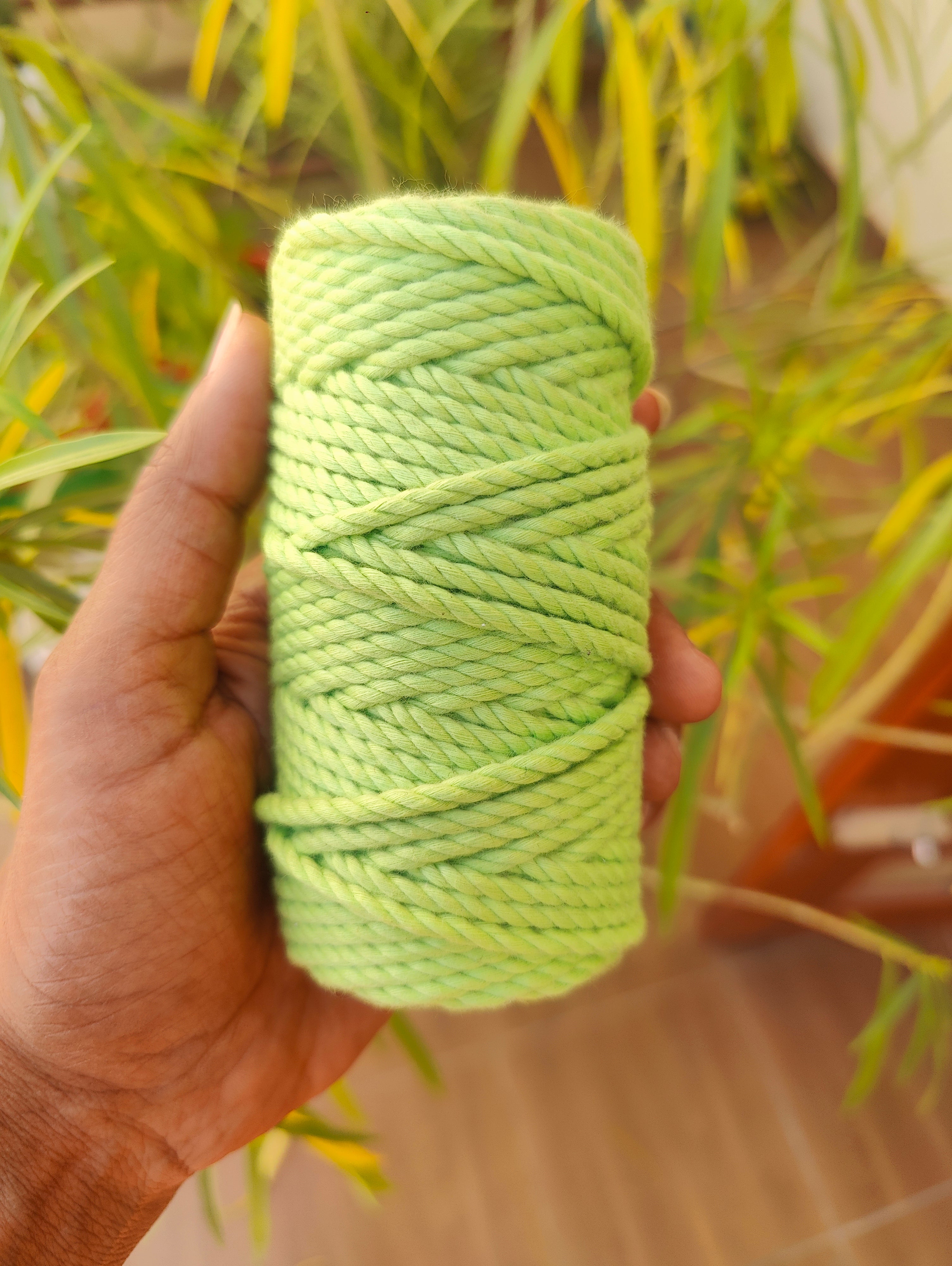 Parrot Green - Premium Macrame Cord