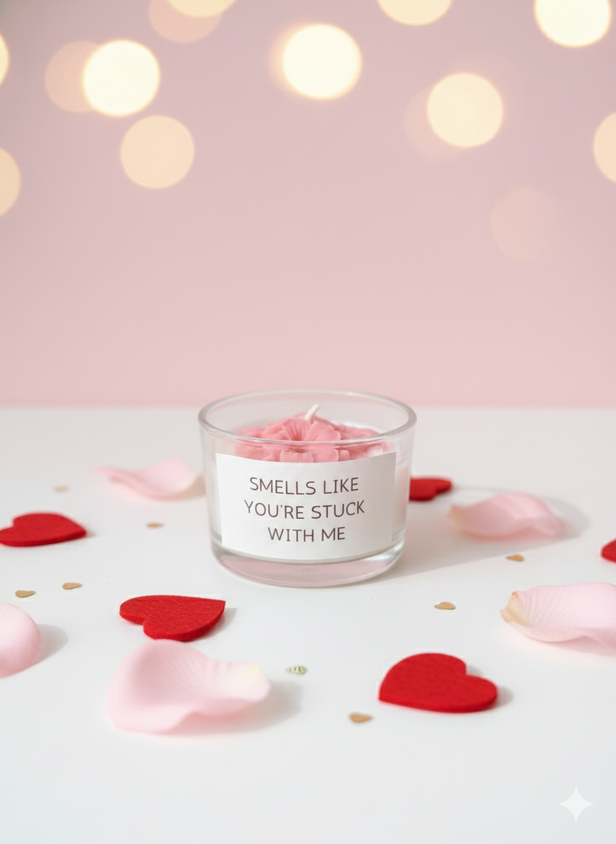 Smells like you are struck with me - Plumeria Candle