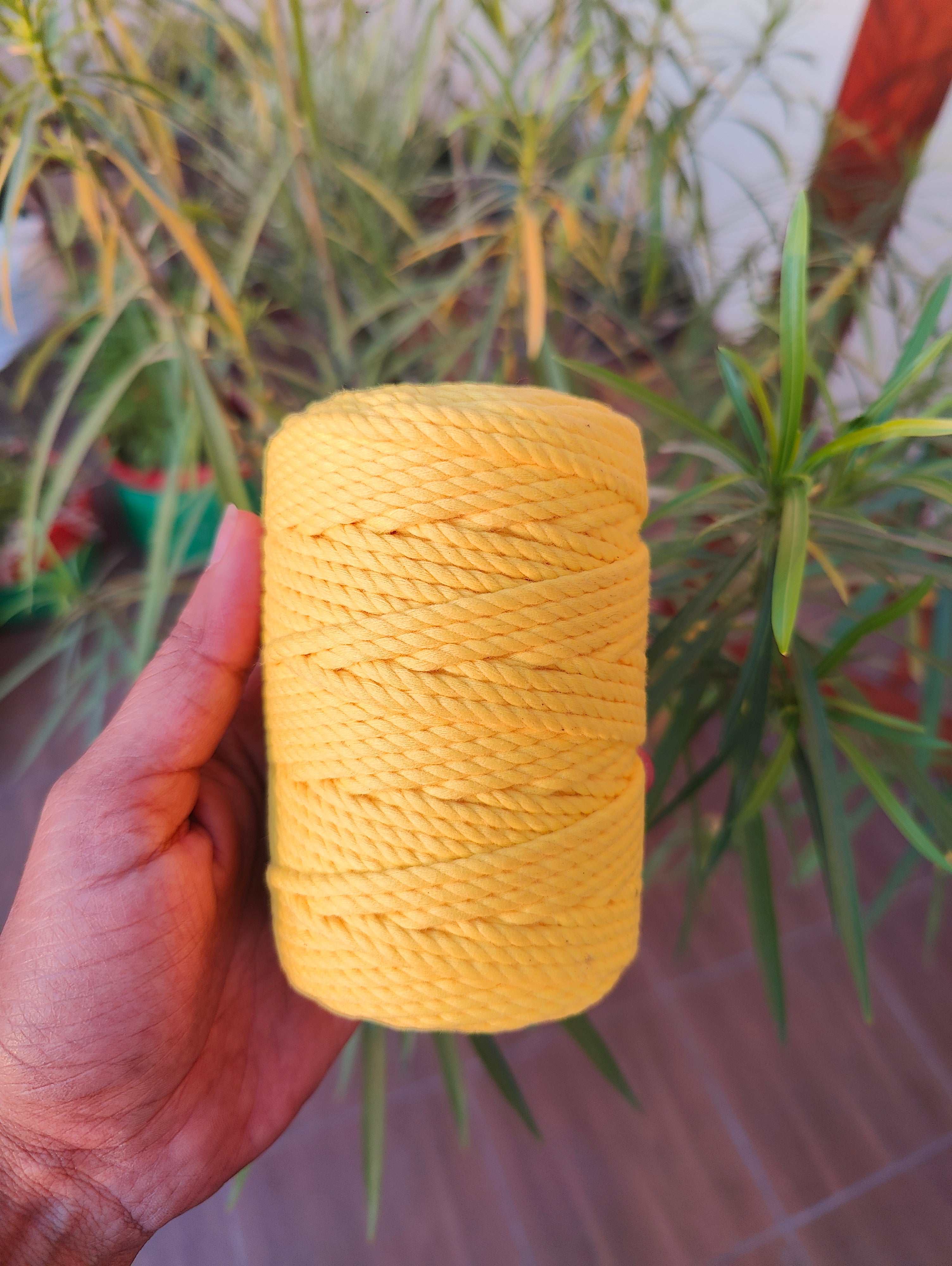 Lemon Yellow - Premium Macrame Cord