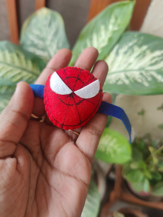 Felt - Spiderman Rakhi for kids