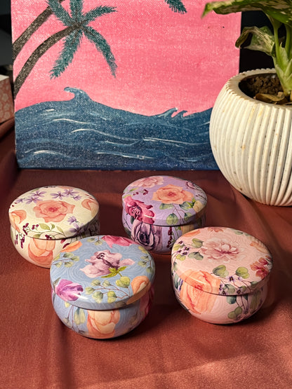 Premium Tin candle Gift - Set of 4