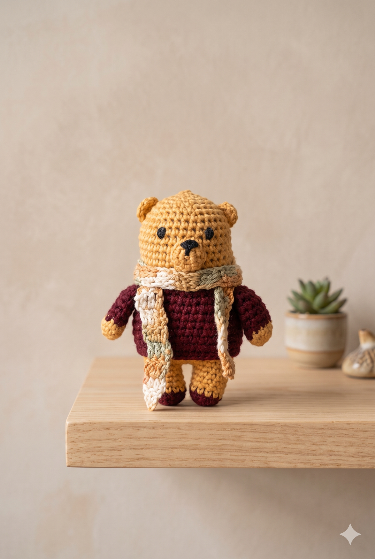 Crochet Bear (Winnie the Pooh inspired)