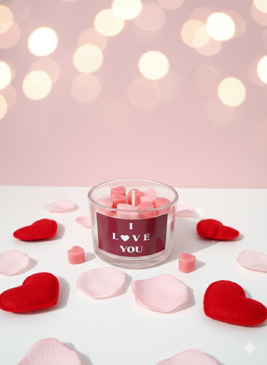 Love at First Light - Heart Jar Candle