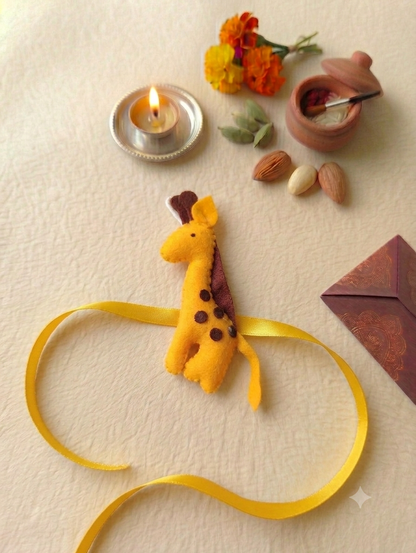Felt - Giraffe Full Body Rakhi for kids