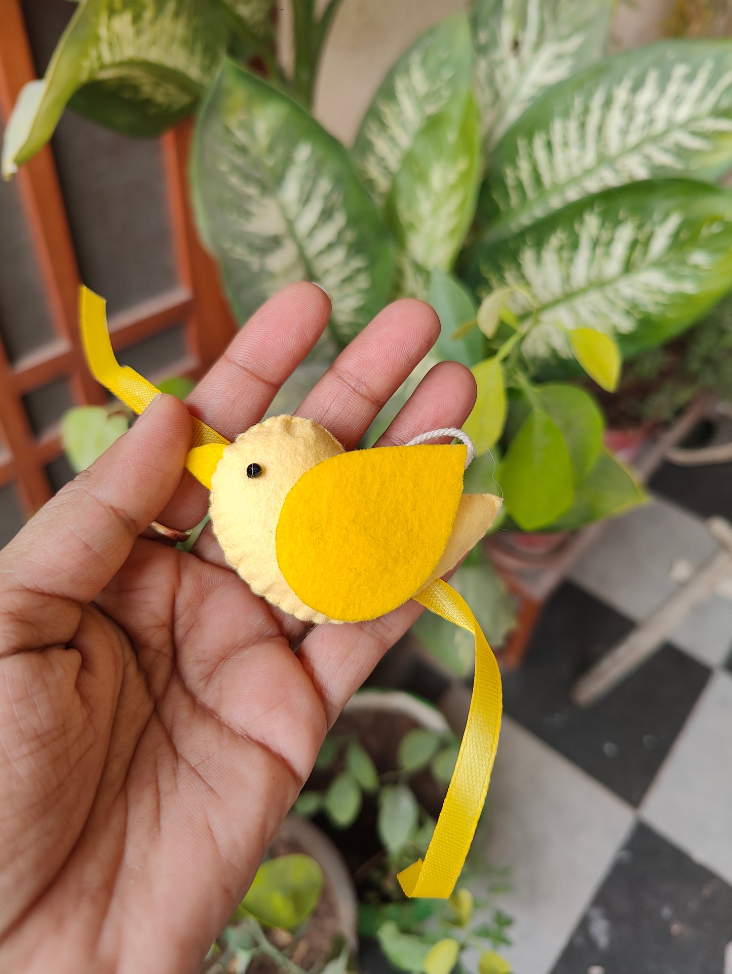 Felt - Bird Rakhi for kids