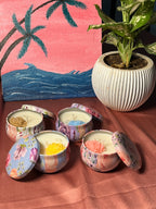 Premium Tin candle Gift - Set of 4