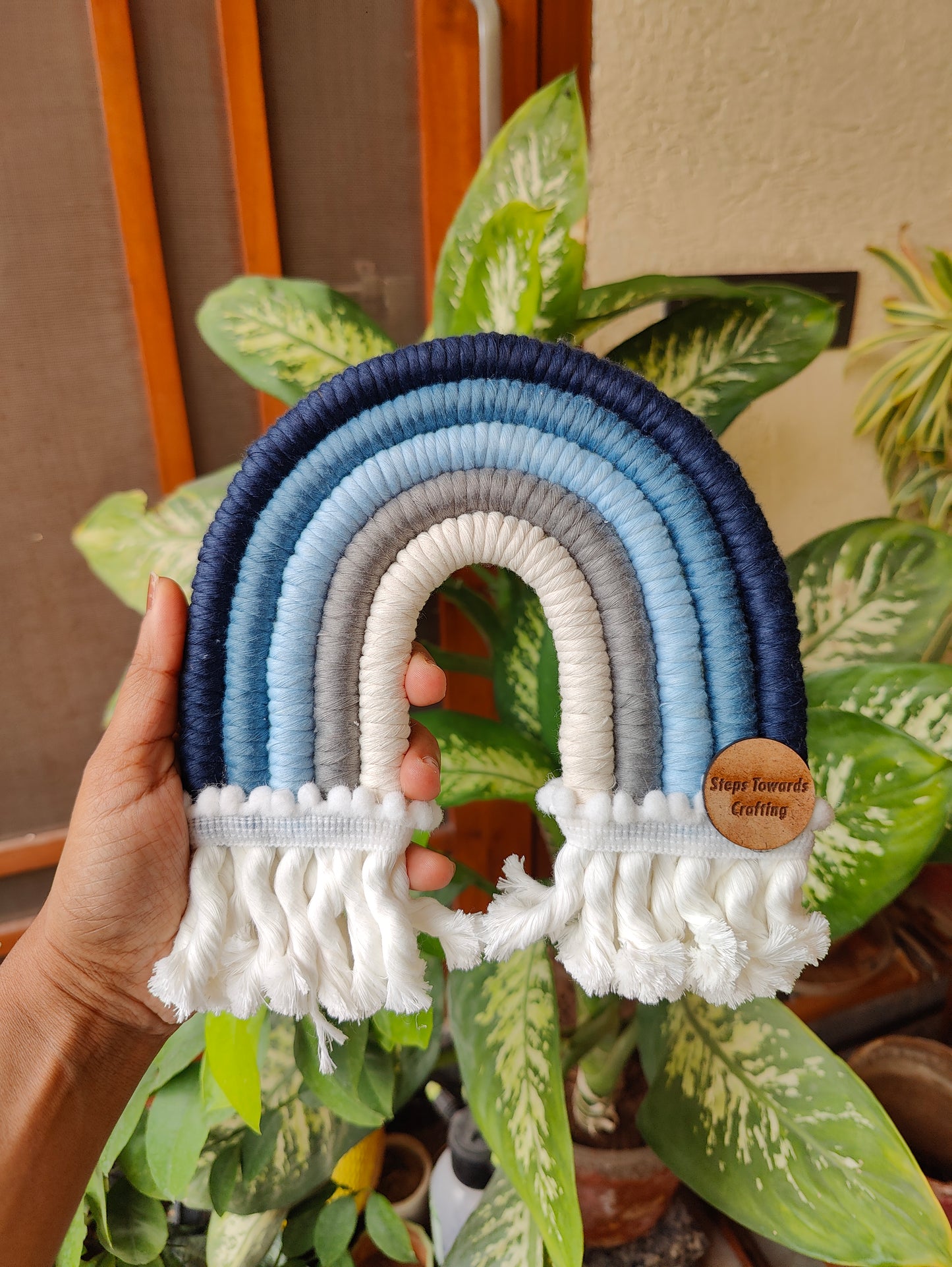 Macrame Nameboard - 5 Layer Mini Rainbow