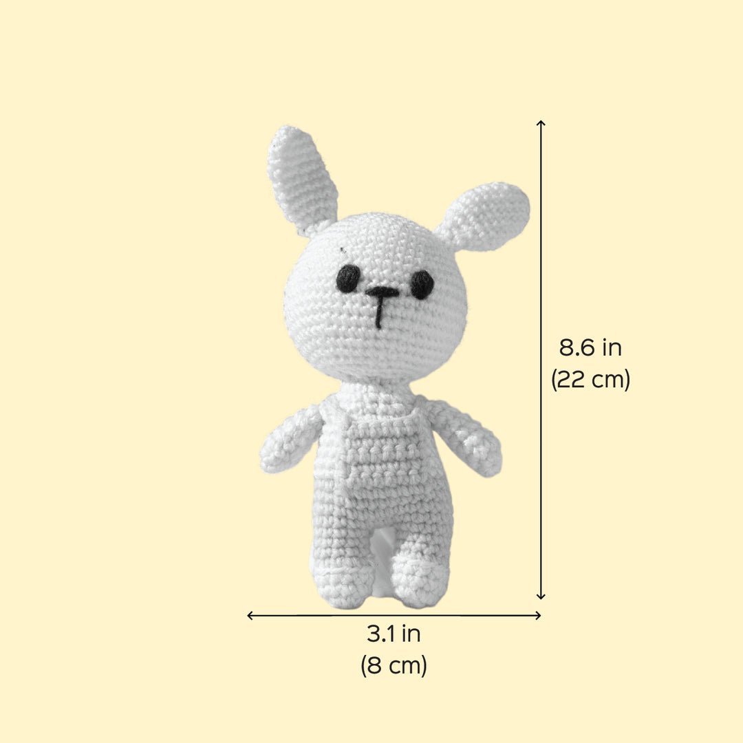 Pink Crochet Bunny