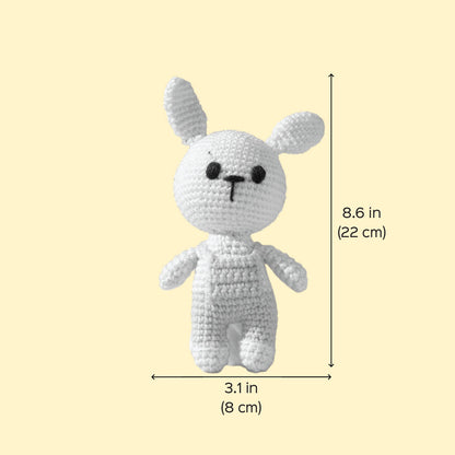 Pink Crochet Bunny