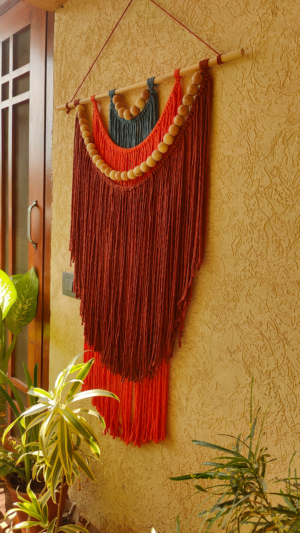 Handmade Macrame Wall Hanging - Layered Boho Design 4