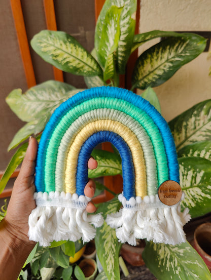Macrame Nameboard - 5 Layer Mini Rainbow