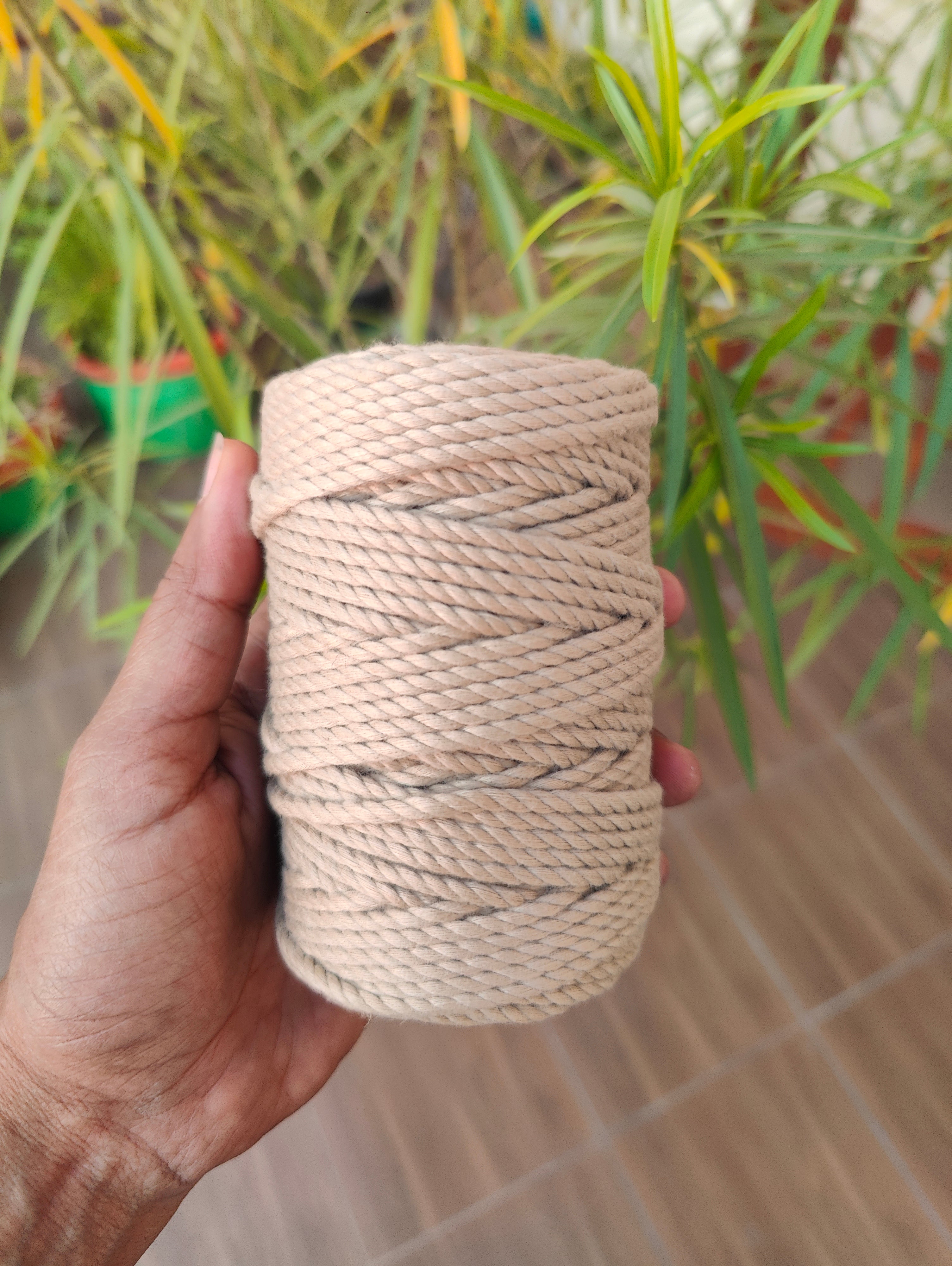 Sand Brown - Premium Macrame Cord