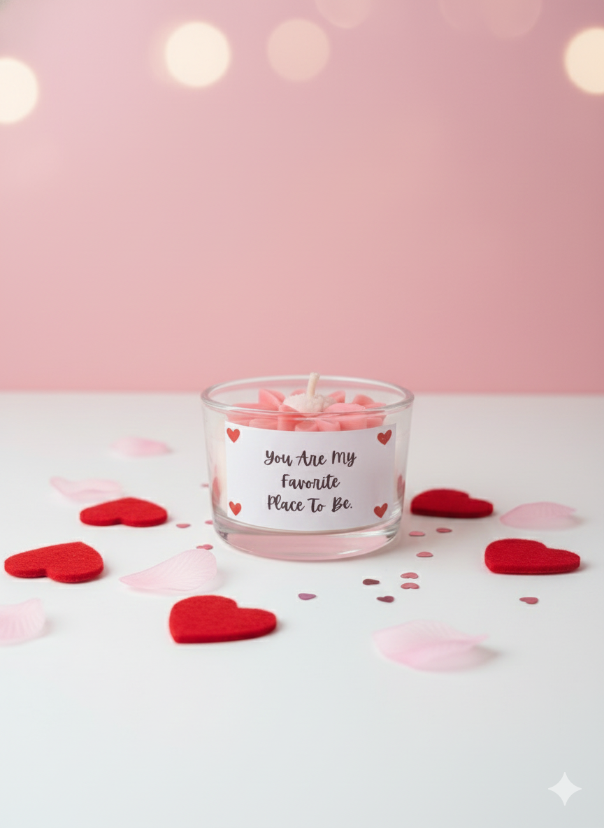 You are my Fav place to be - Daisy Jar candle