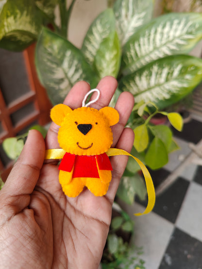 Felt - Winnie the Pooh Rakhi for kids
