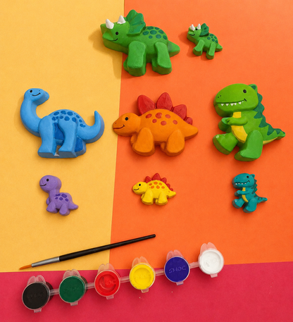 DIY Concrete - Dinosaur Coloring Kit