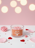 Love at First Light - Heart Jar Candle